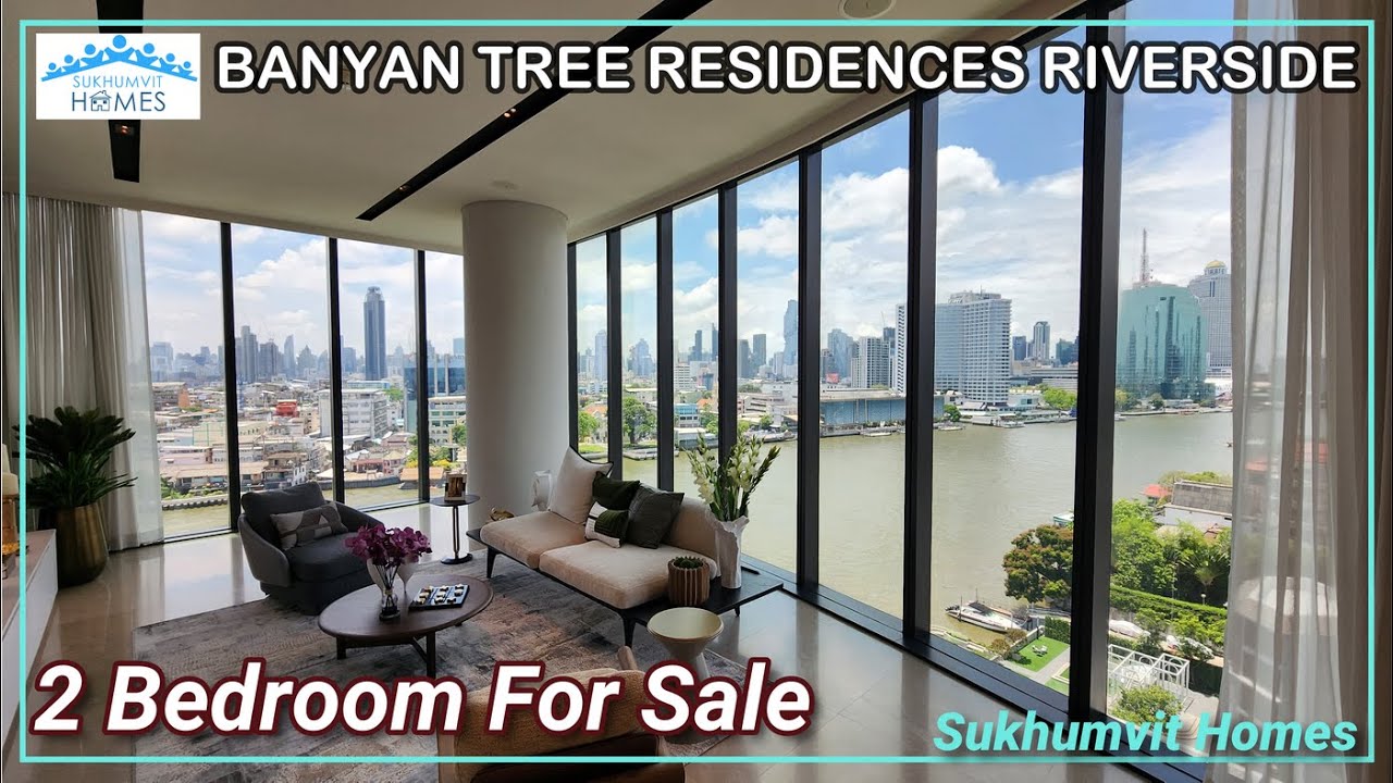 Stunning River Views Banyan Tree Residences Riverside Bangkok 2 Bedroom Condo for Sale