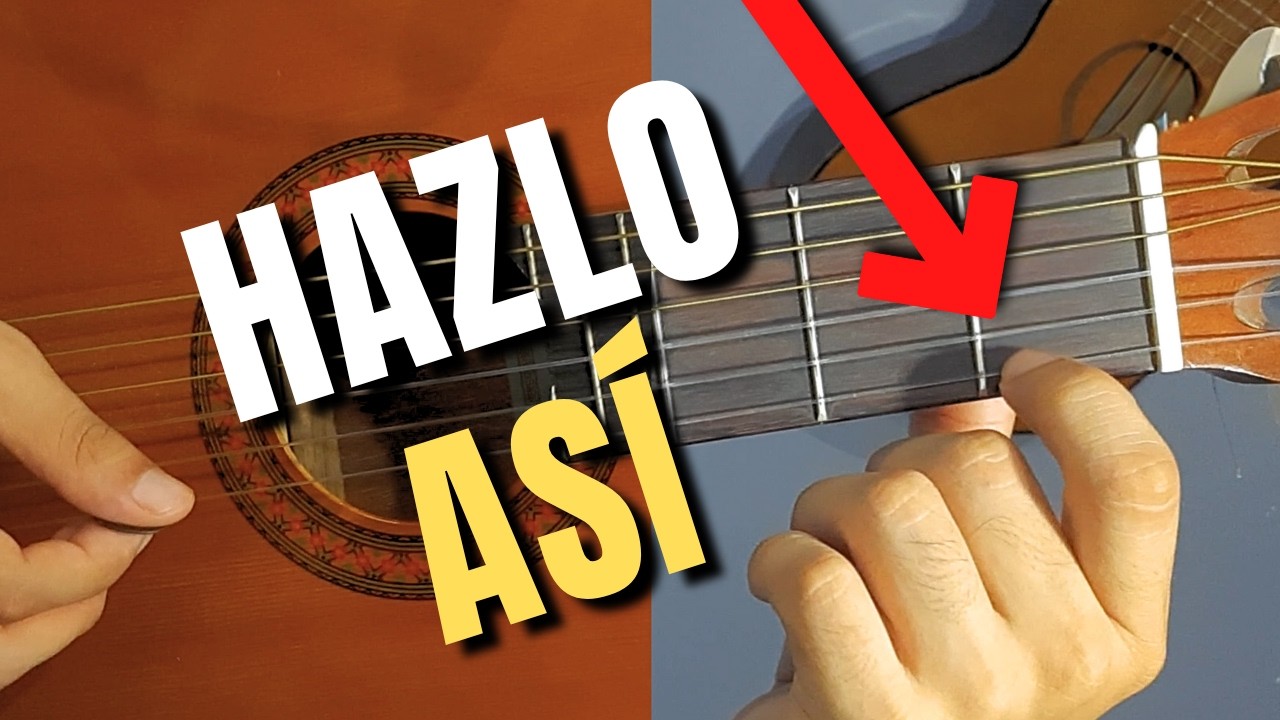 Cómo tocar los TRASTES de la guitarra 🎸