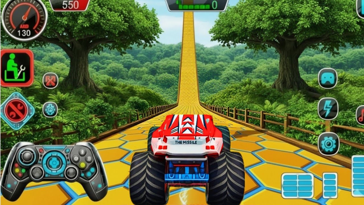 Flying Truck Racing Game: Sky-High Stunts! 🚗 For Toddlers#truckgame game 