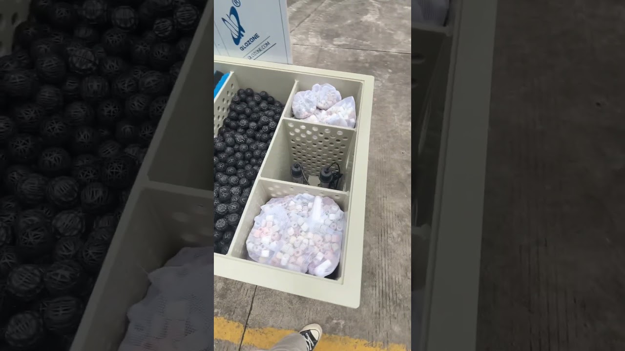 Koi pond filtration equipment.#aquarium #aquaculture #koi #factory