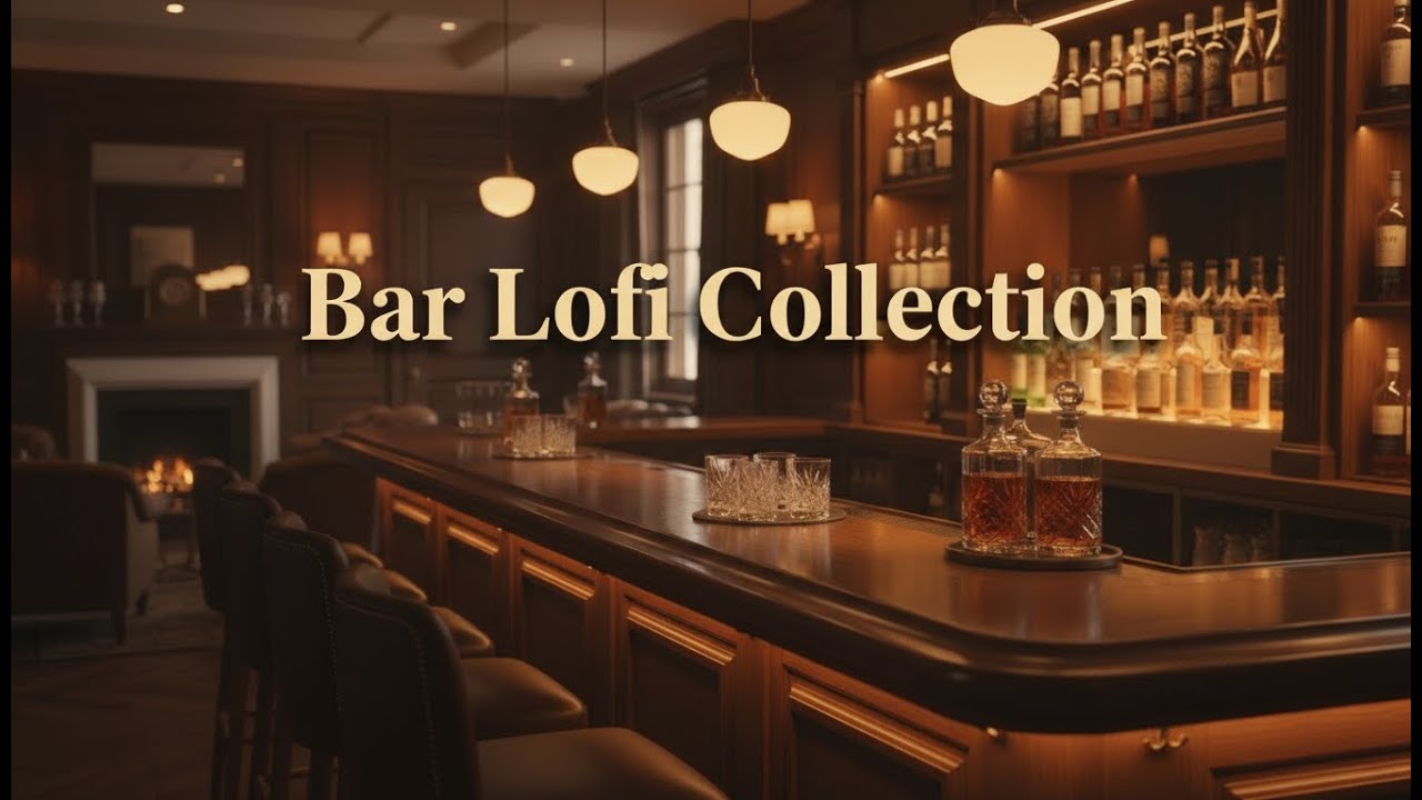 Premium Whiskey Bar Lofi Collection | Sophisticated Background Music for Study, Work & Relaxation