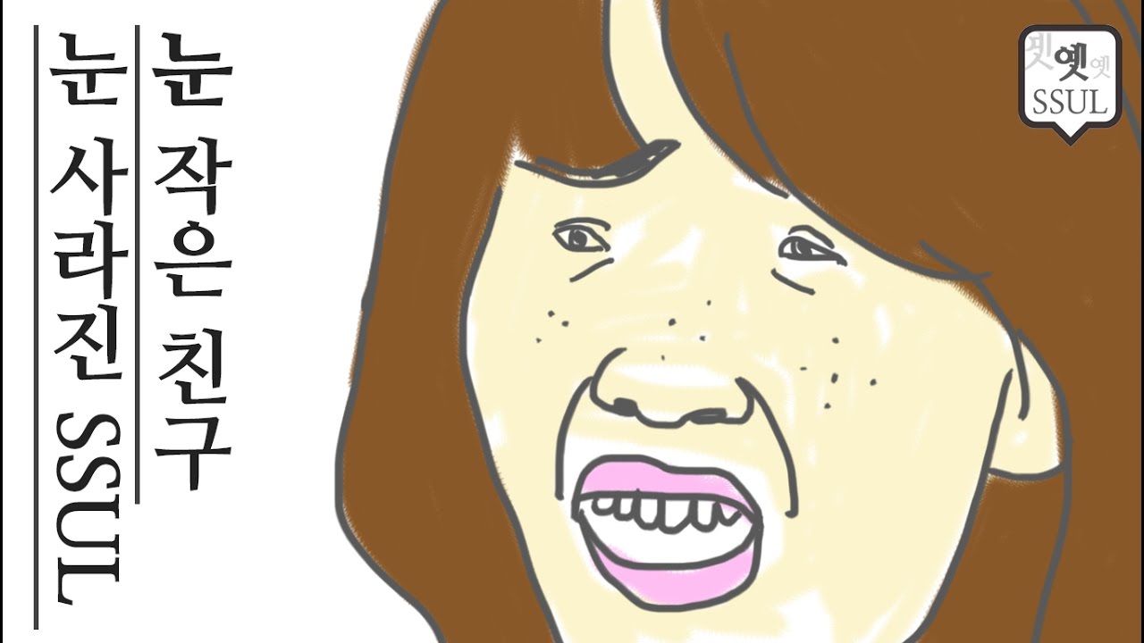 눈 작은 친구 눈 사라진 썰.ssul 옛썰