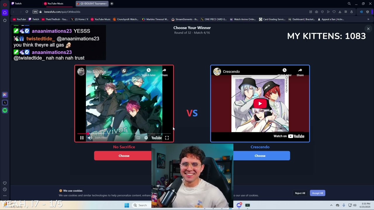 ThatsTheBruh IDOLISH 7 Anime Opening Tournament
