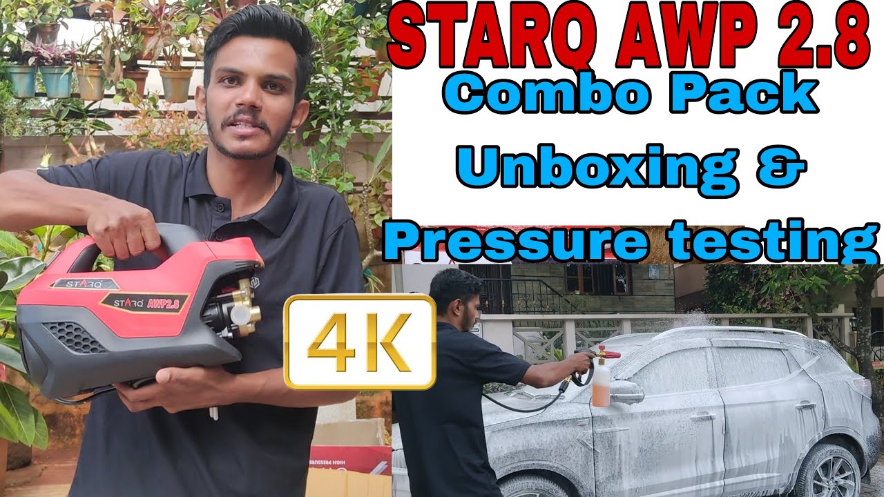 STARQ AWP 2.8 Combo Pack Unboxing & pressure testing||Omkar op