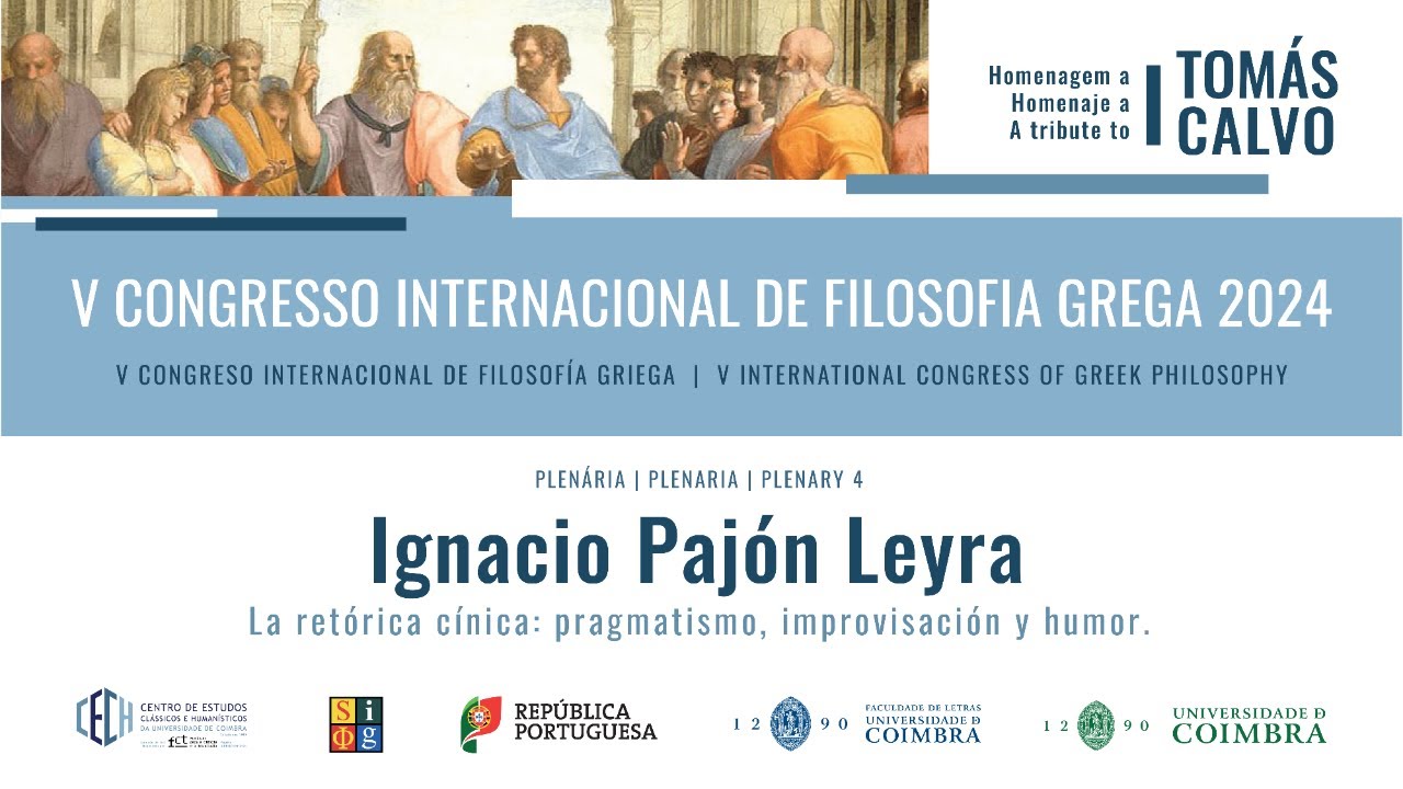 V-CIFG || Plen&aacute;ria 4 | Ignacio Paj&oacute;n Leyra - La ret&oacute;rica c&iacute;nica: pragmatismo, improvisaci&oacute;n y humor.