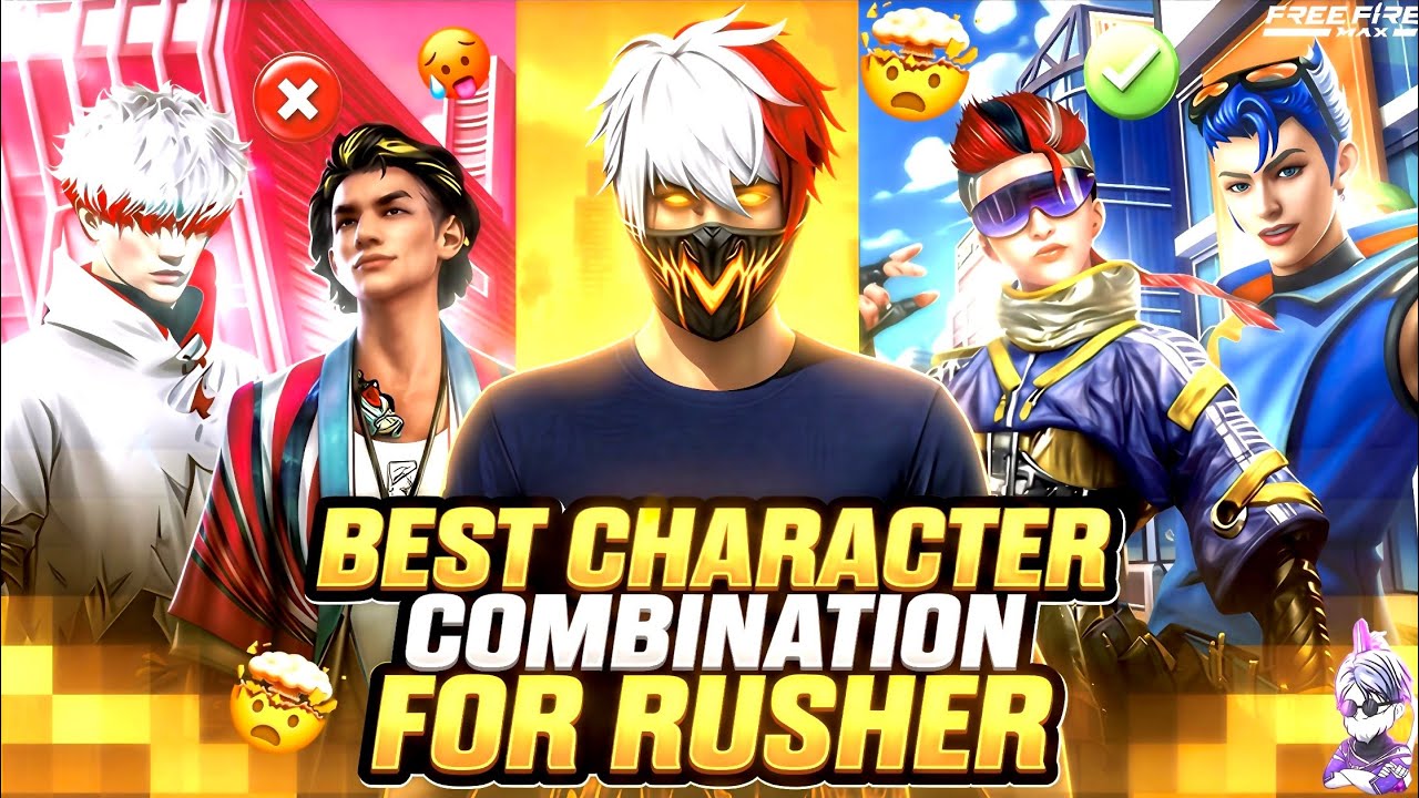 This Character Combo is PERFECT for Rush Players 😱 Free Fire MAX