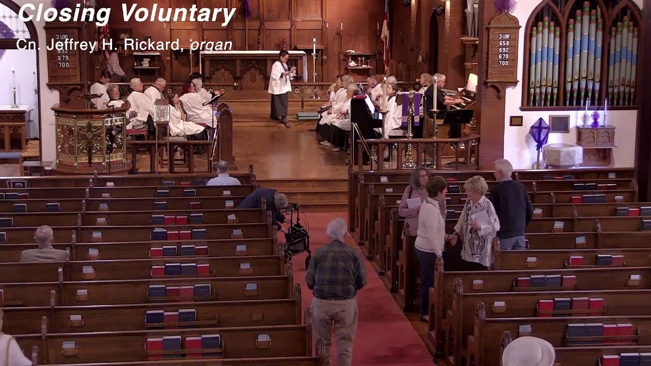 March 8, 2026 10 am Third Sunday in Lent Choral Eucharist