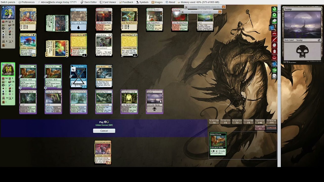 Sultai Food vs Mother Elementals (modern - xmage)