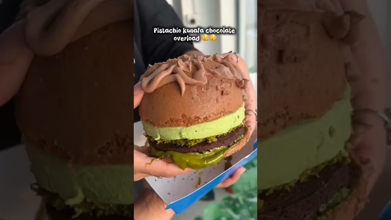 Dubai Chocolate Burger - B Laban
