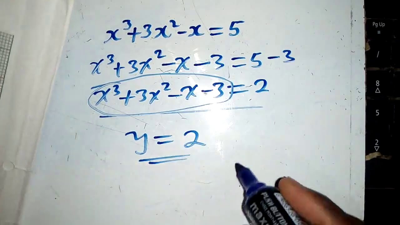 Cubic Function ECZ exam question 2017 paper 2