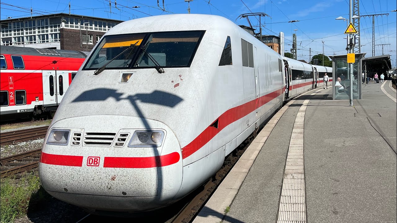 Fahrt im ICE 714 nach Bremen
