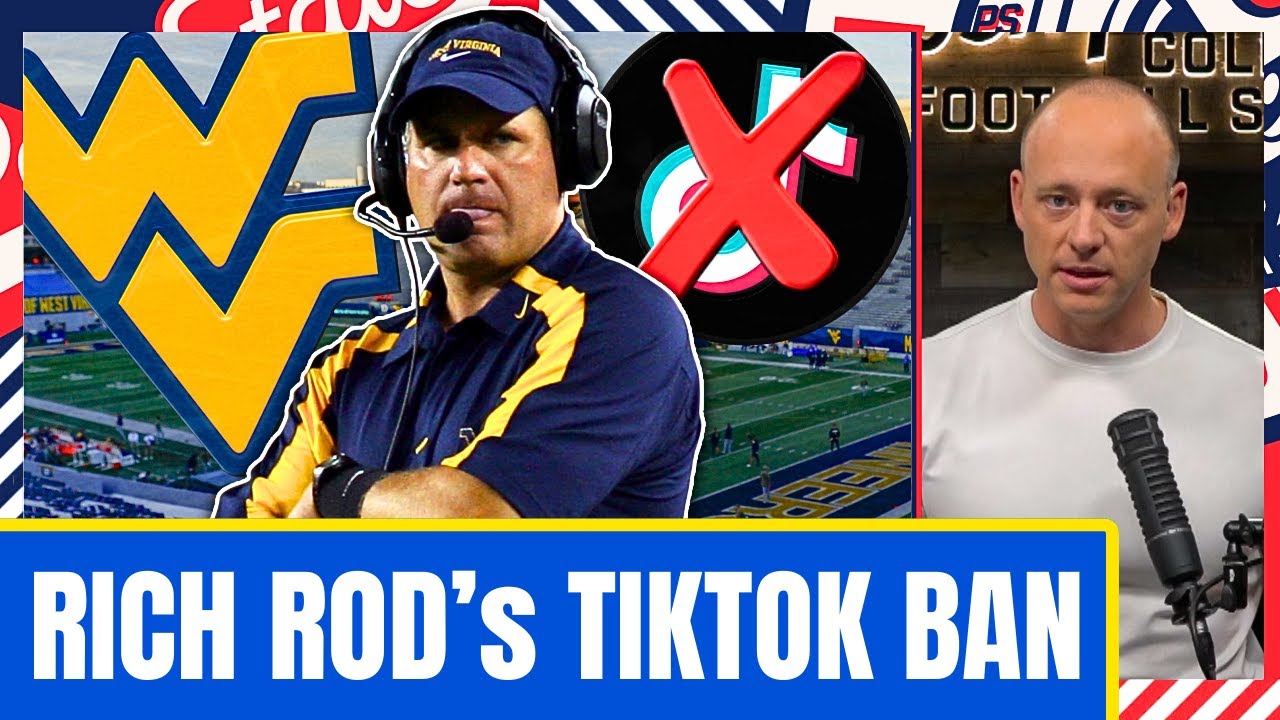 Rich Rodriguez Bans TikTok Dancing At West Virginia - Josh Pate Cut