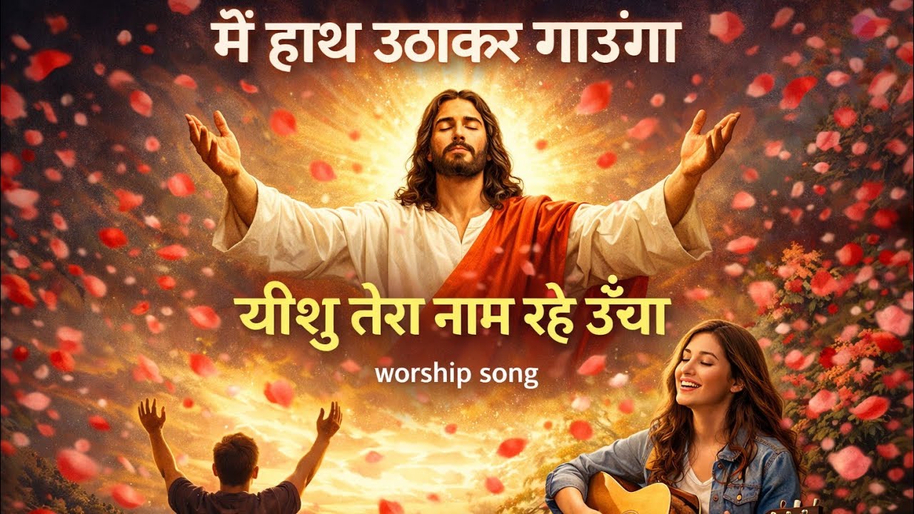 🎶मैं हाथ उठाकर गाऊंगा | यीशु तेरा नाम रहे ऊँचा | Worship Song new ✝️ 