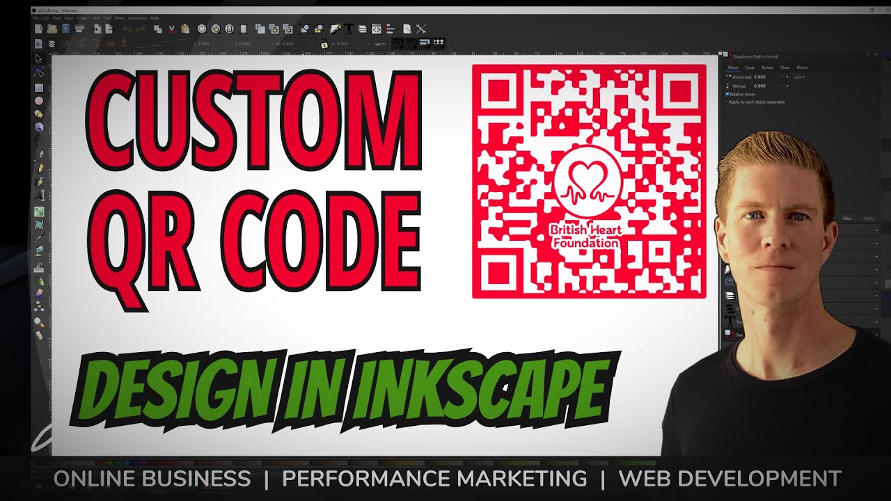 Custom QR Code Design In Inkscape