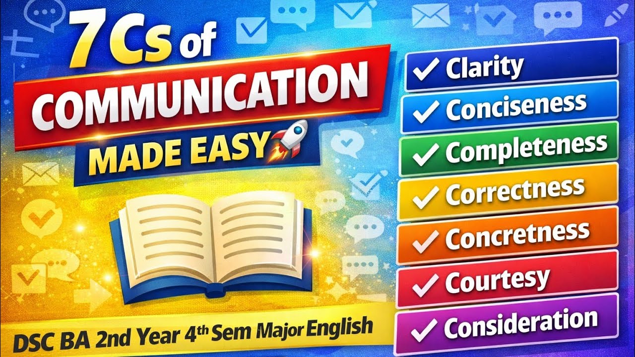 Principles of Communication & 7Cs Full Explanation Special fo #viral r Board to NET Level English ⭐