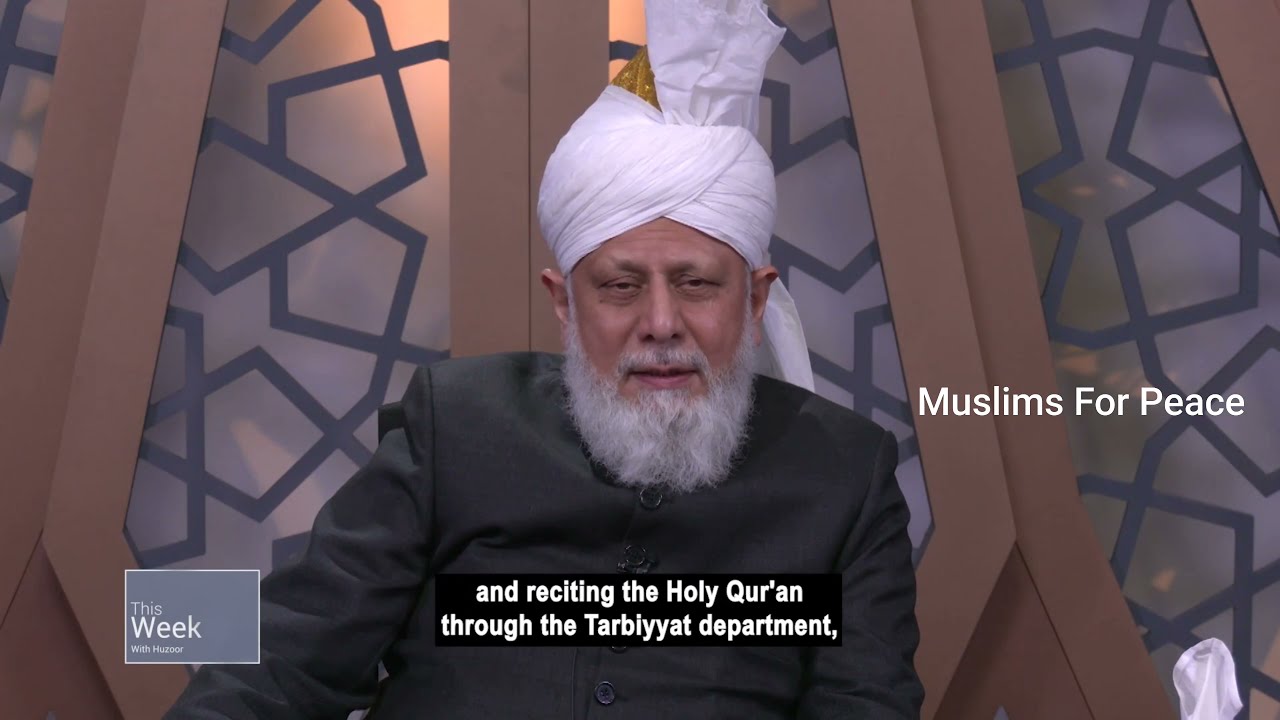 Huzur Virtual mulaqat with Lajna Imaillah National Amila Sweden || Muslims For Peace