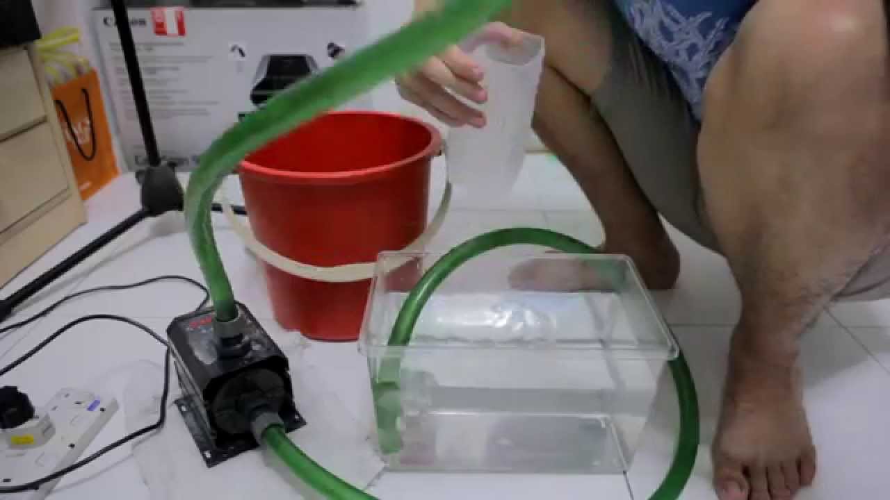 How to: Prime an External Water Pump