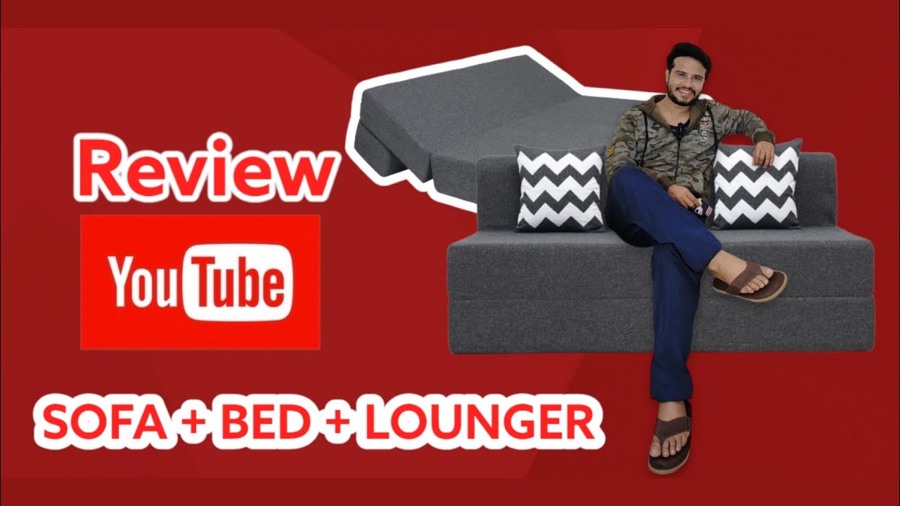 #sofabed Complete #review of Sofa Cum Bed - 3 Seater,5' X 6' Feet.5 in One,Jute Febric,Light Weight