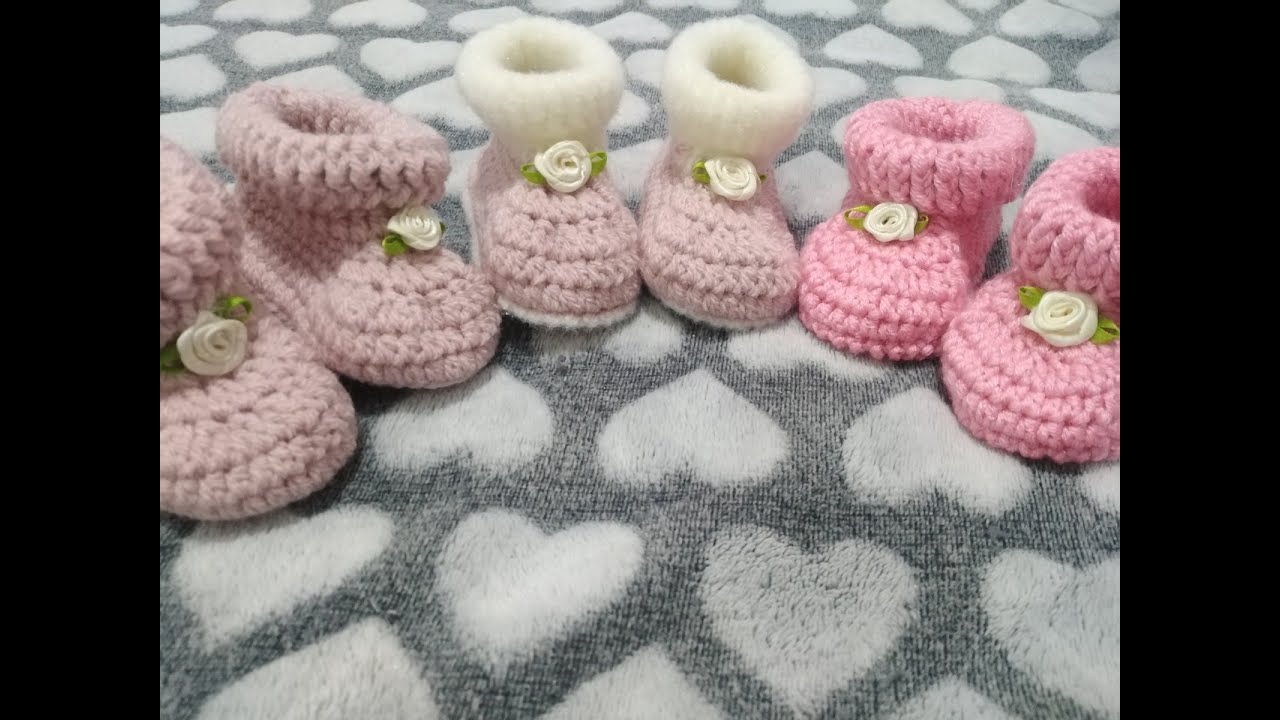 SCARPINE/ STIVALETTO NEONATO - LEZIONI UNCINETTO FACILE - GOMITOLANDO CON IMMA