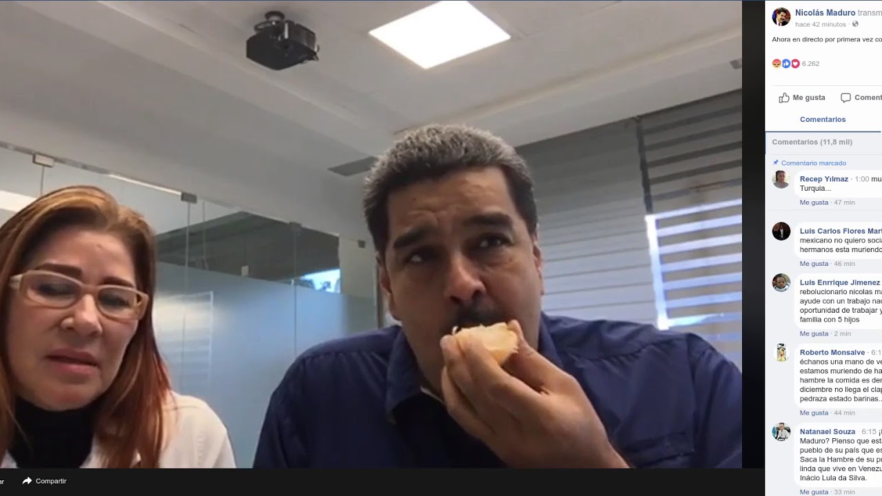 Nicolás Maduro hace transmisión por Facebook Live: Somos Venezuela tendrá tarjeta electoral