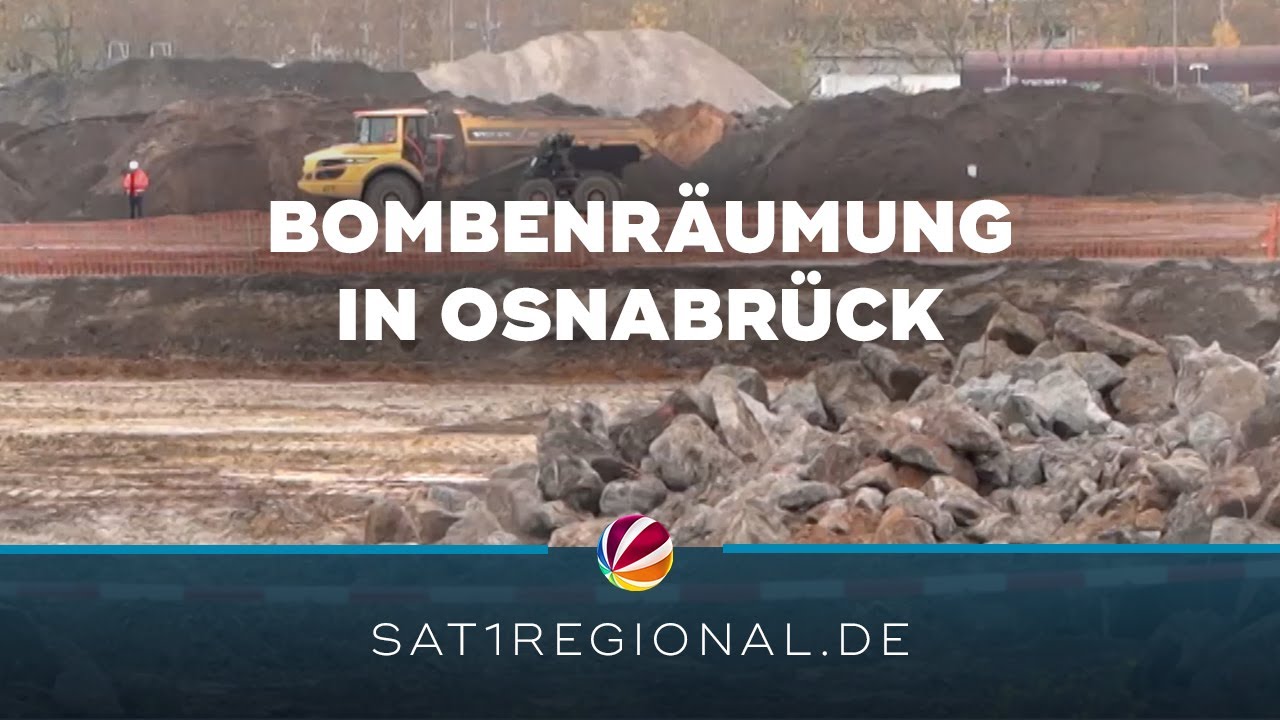Bombenräumung in Osnabrück: 14.000 Menschen am Sonntag von Evakuierung betroffen
