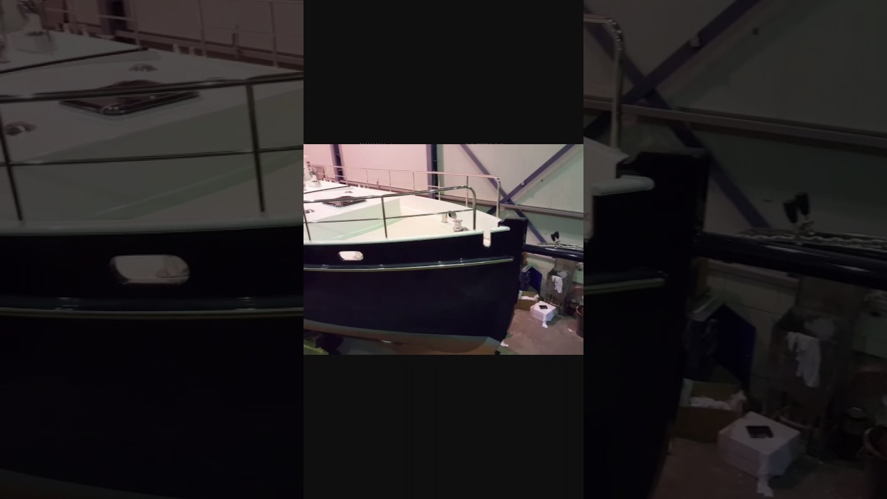 Impression and launch of a 40ft Noordkaper (flevo jachtbouw)