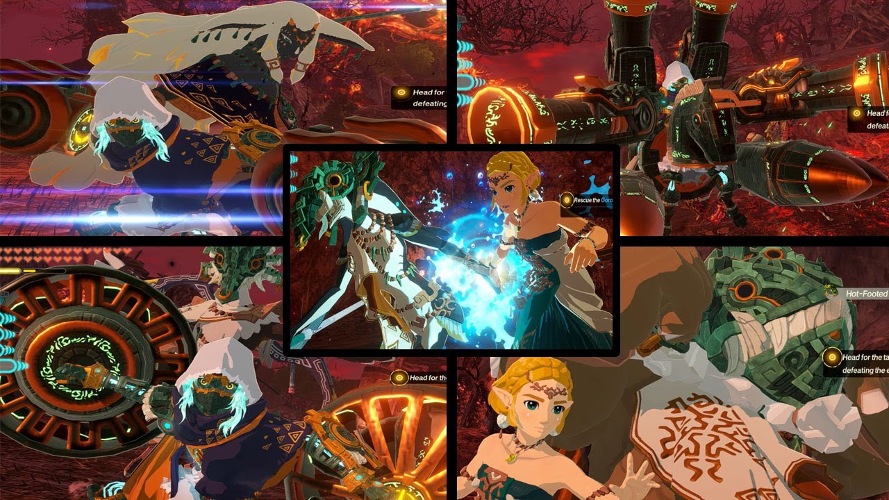 Hyrule Warriors Age of Imprisonment - All Characters Unique Sync Strike Attacks