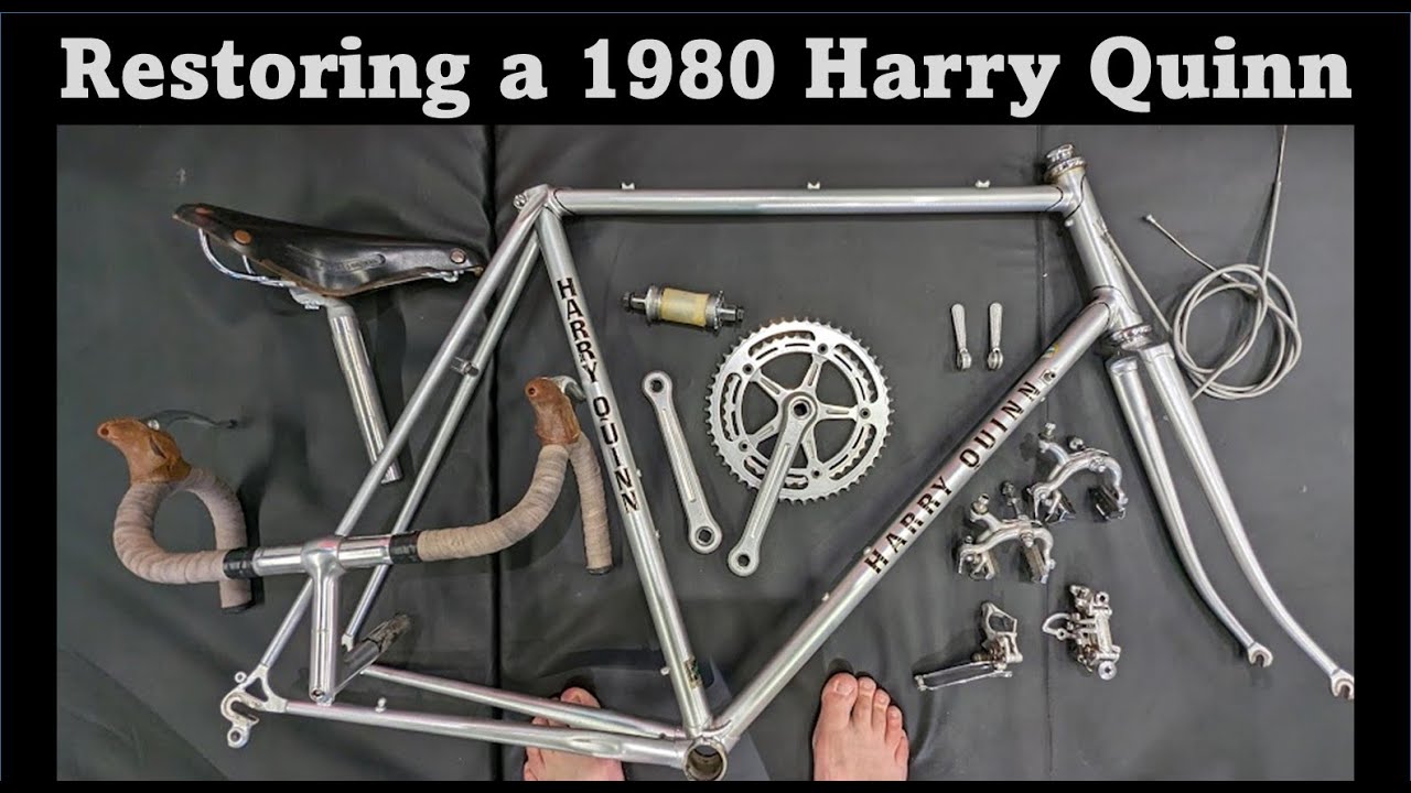 Restoration and Rebuild 1980 Harry Quinn Road bike made in England.
