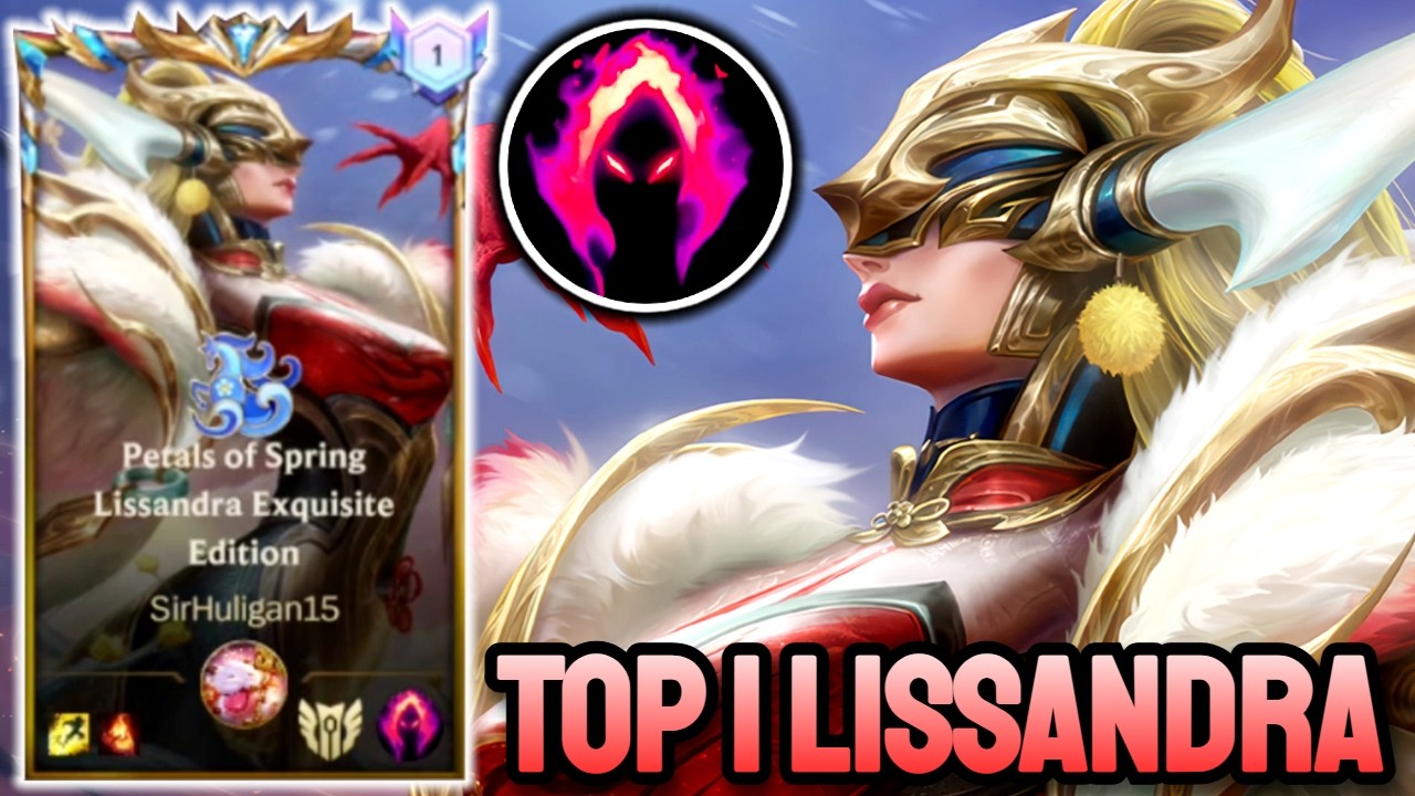 WILD RIFT LISSANDRA - TOP 1 LISSANDRA GAMEPLAY - SOVEREIGN RANKED