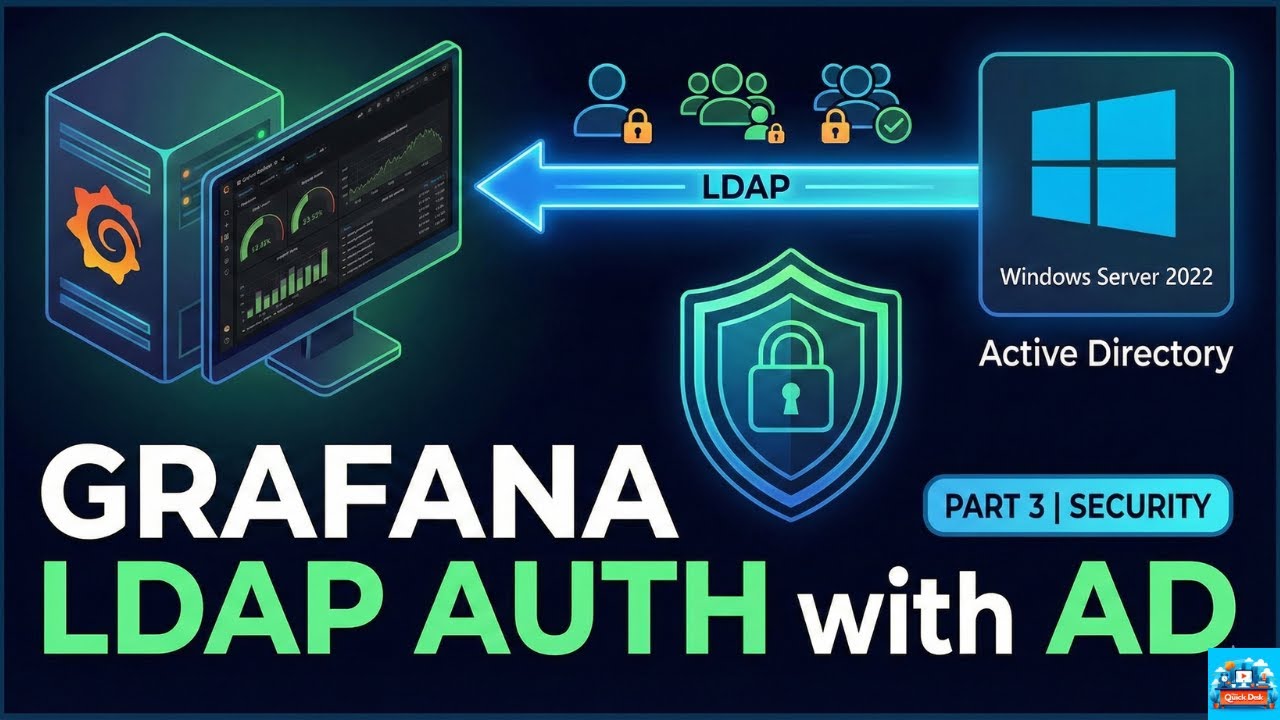 3 - Setup Grafana LDAP Authentication with Windows Active Directory (Step-by-Step)