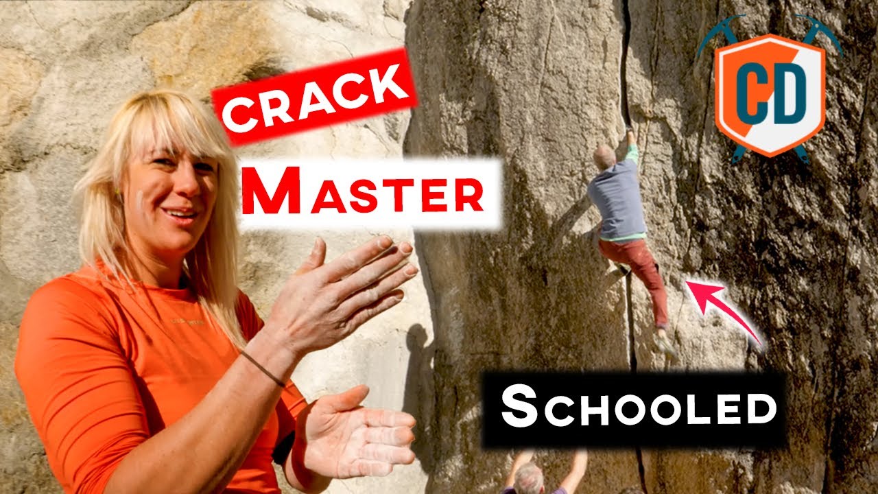 SPLITTER Crack Climbing Boulder With Trad Bad-Ass Brittany Goris | Climbing Daily Ep.2042