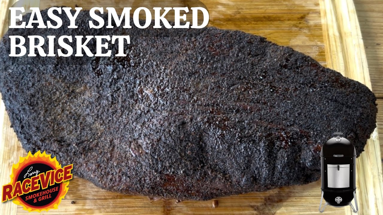 Smoking Brisket IS NOT Difficult!  How to Easily Smoke Brisket On Weber Smokey Mountain