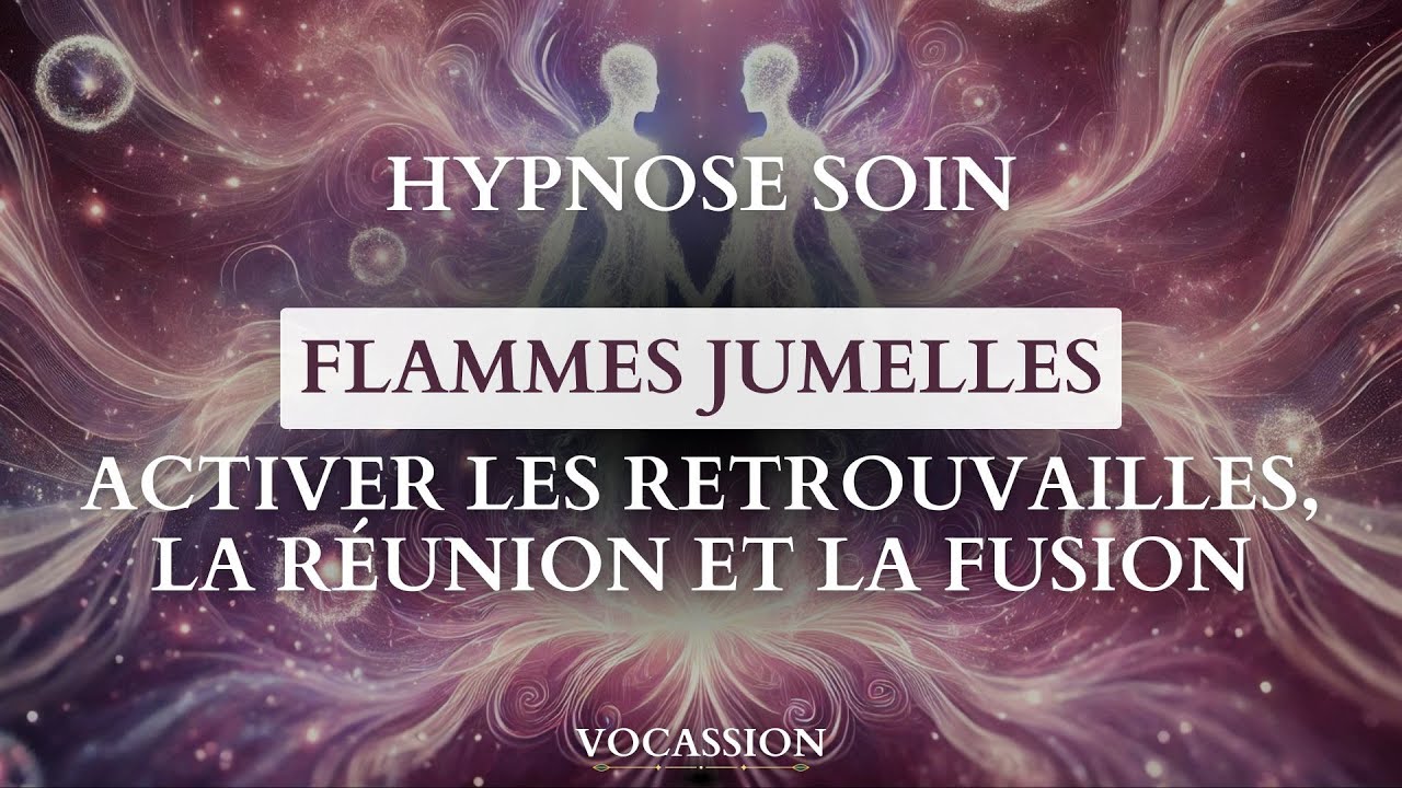 FLAMMES JUMELLES Hypnose pour activer les retrouvailles, la réunion et la fusion dans les liens