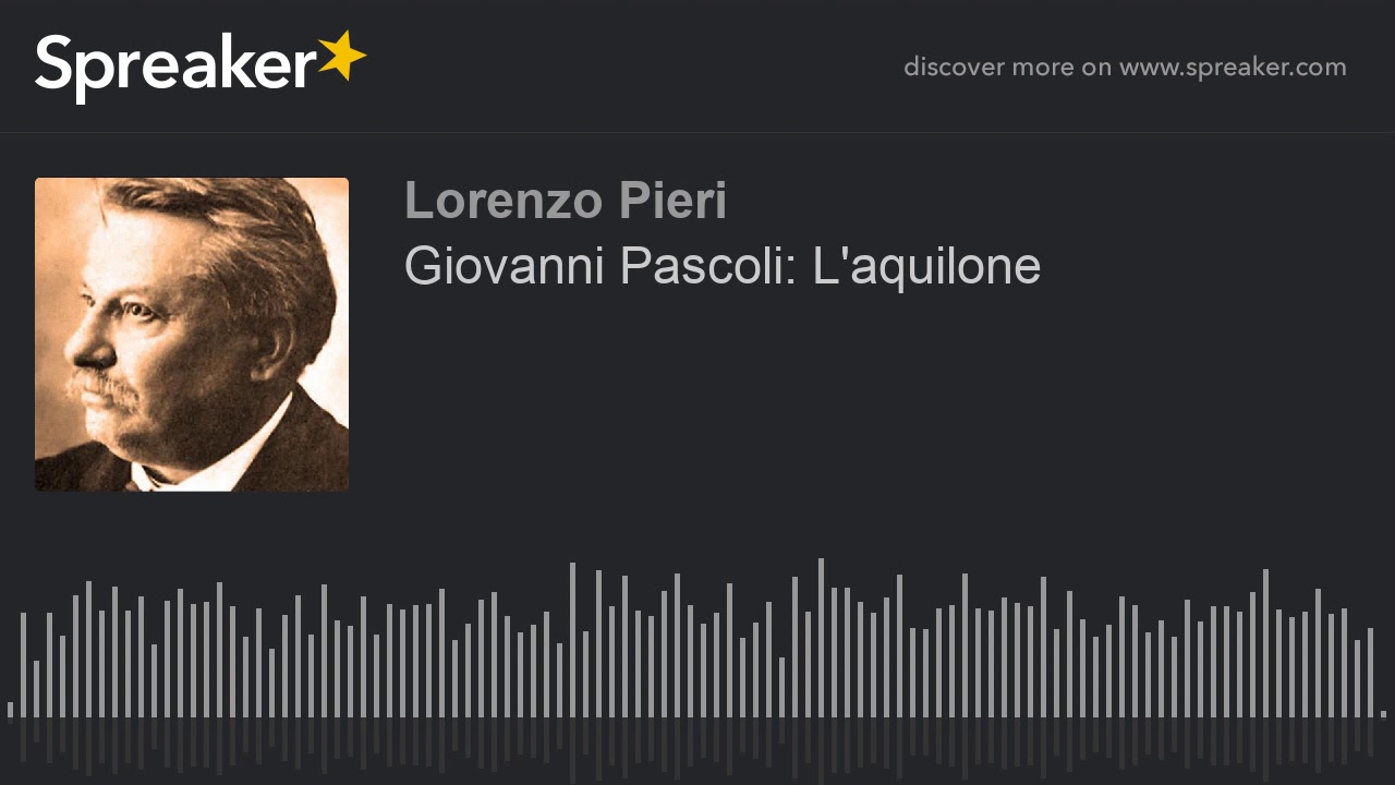 Giovanni Pascoli: L'aquilone