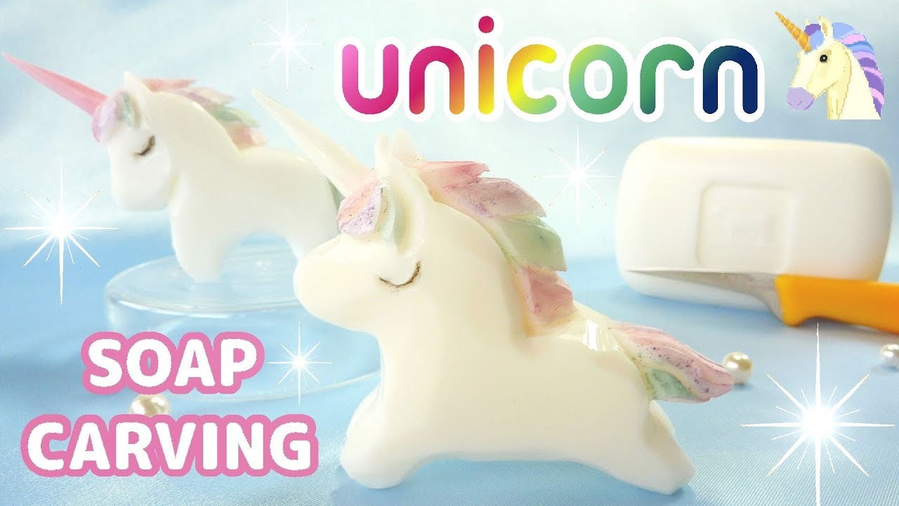 SOAP CARVING | UNICORN | How To Make | DIY | Satisfying |