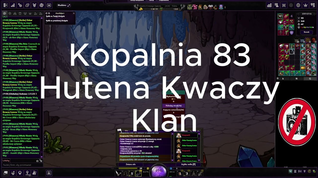 #5 Margonem kopalnia 83 hutena mix pvp