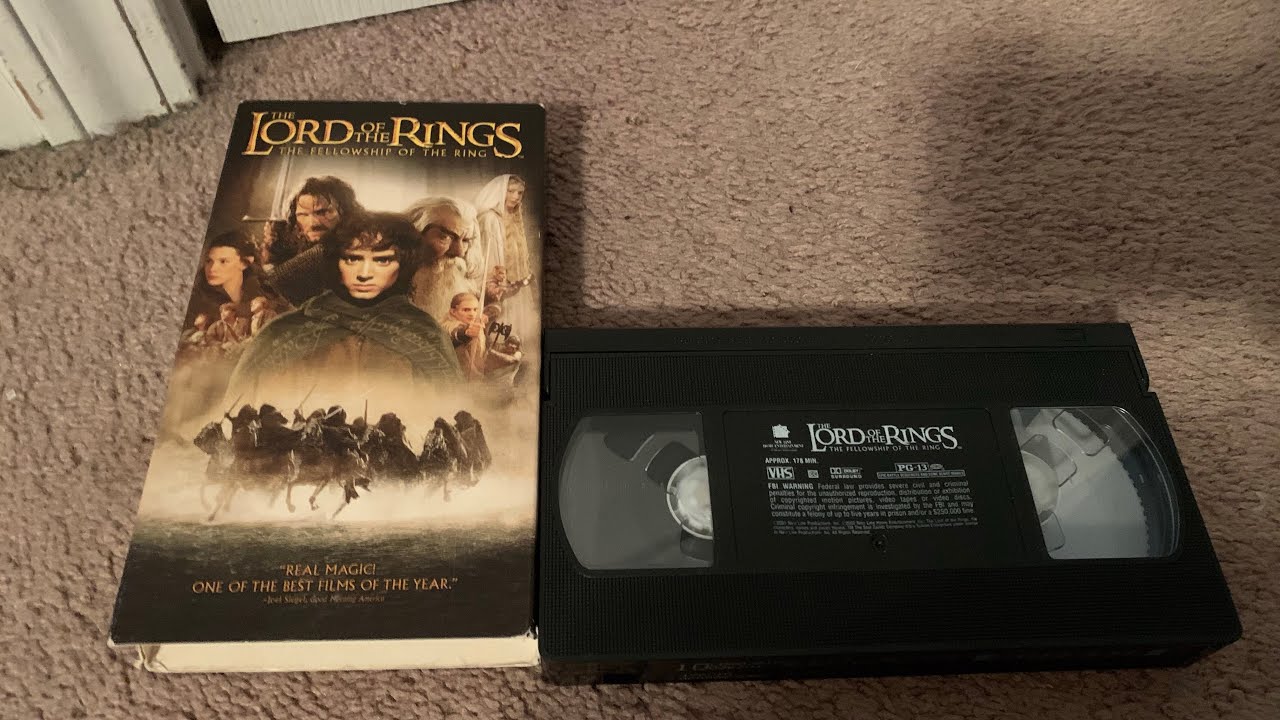 Opening to The Lord of the Rings: The Fellowship of the King 2002 VHS