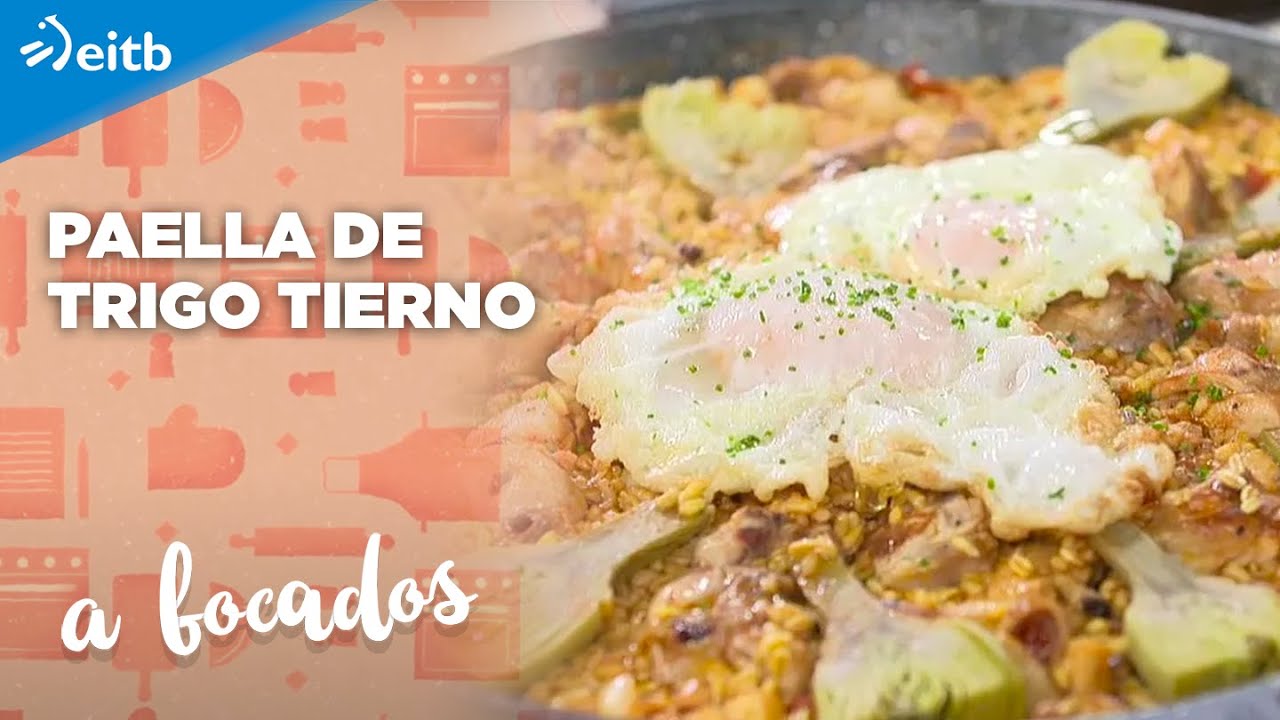 A BOCADOS: Paella de trigo tierno