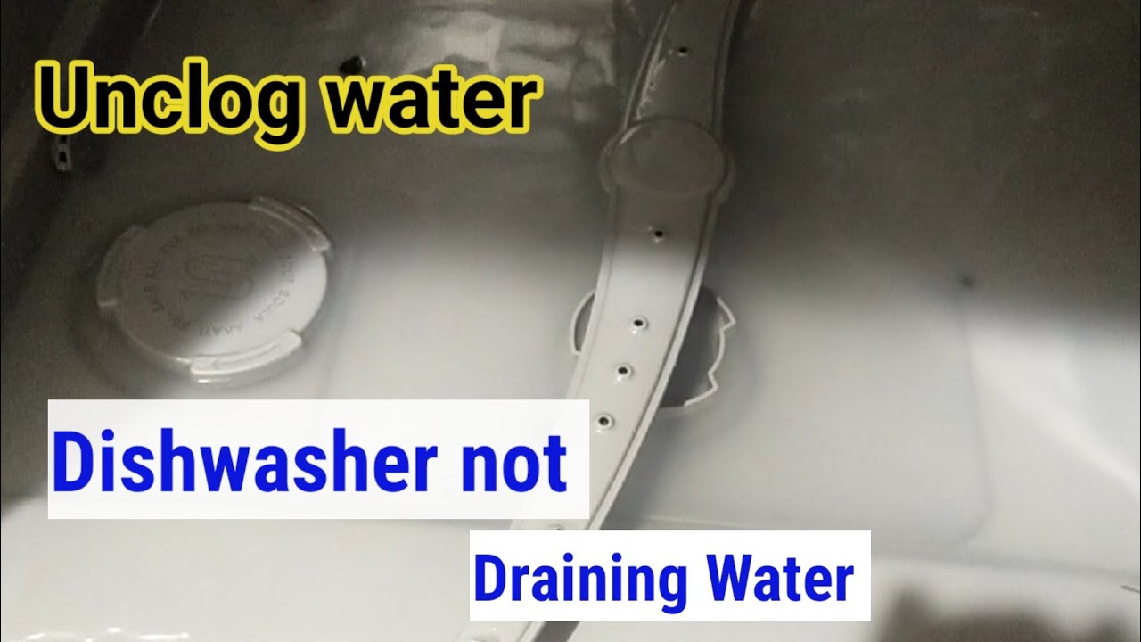 Dishwasher water drainage problem solve| Bosch dishwasher not draining properly