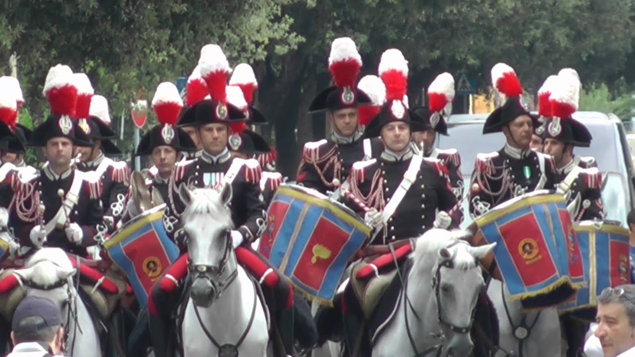 Briciola e la Fanfara Carabinieri a Cavallo - Umbertide (13.09.2015)