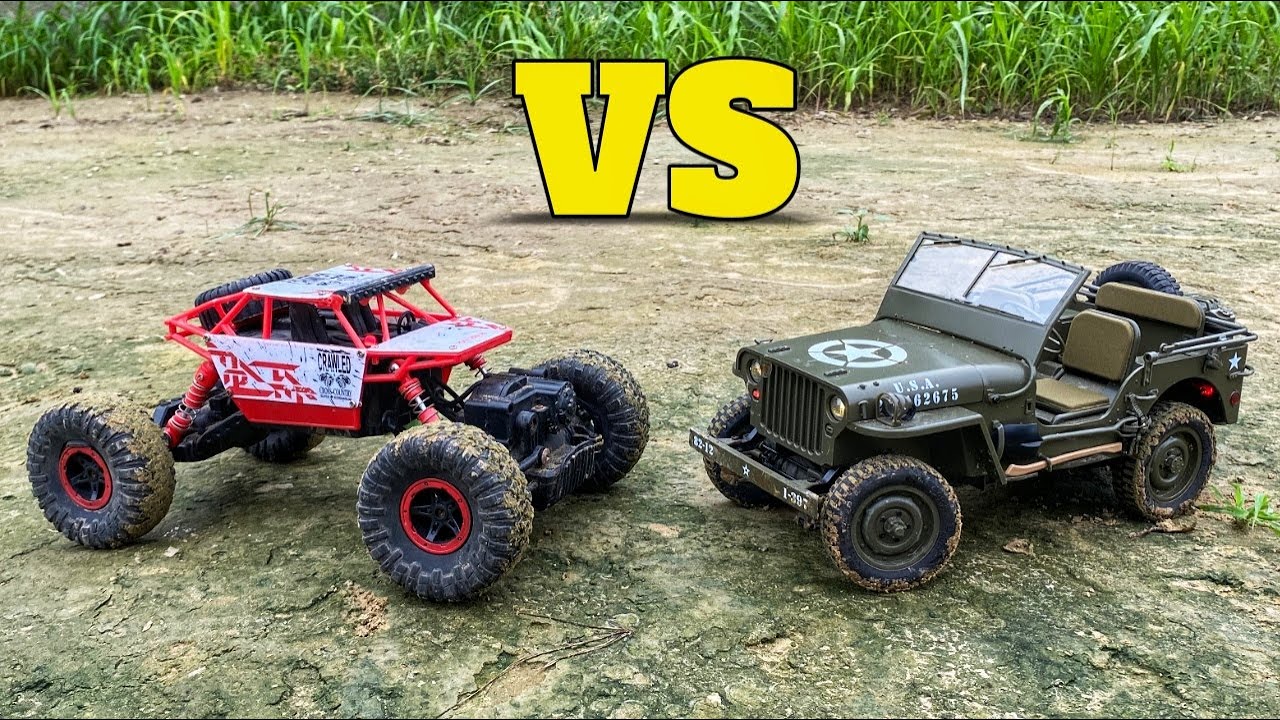 RC Rock Crawler vs RC Jeep | Remote Control Car | RC Car 4x4