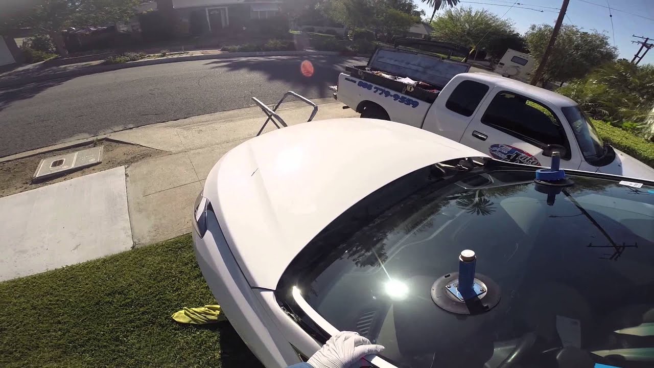 2015 hyundai santa fe windshield replacement pt 2