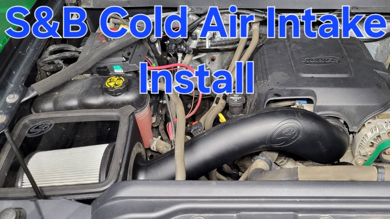 S&B Cold Air Intake Install 16-19 Chevy 2500HD 6.0L 