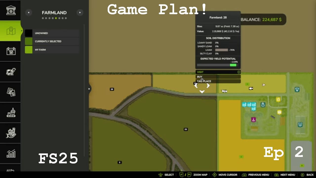 Game Plan! - FS25 - Iowa Plains View - Ep 2
