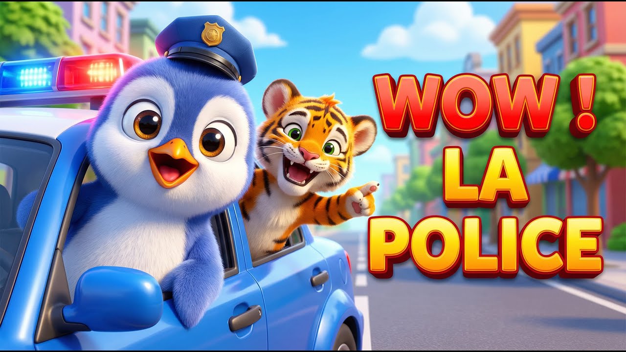 Les Véhicules avec Pingo ! 🚓 Voiture de Police, Bus et Camions - Apprendre le Français 🔴