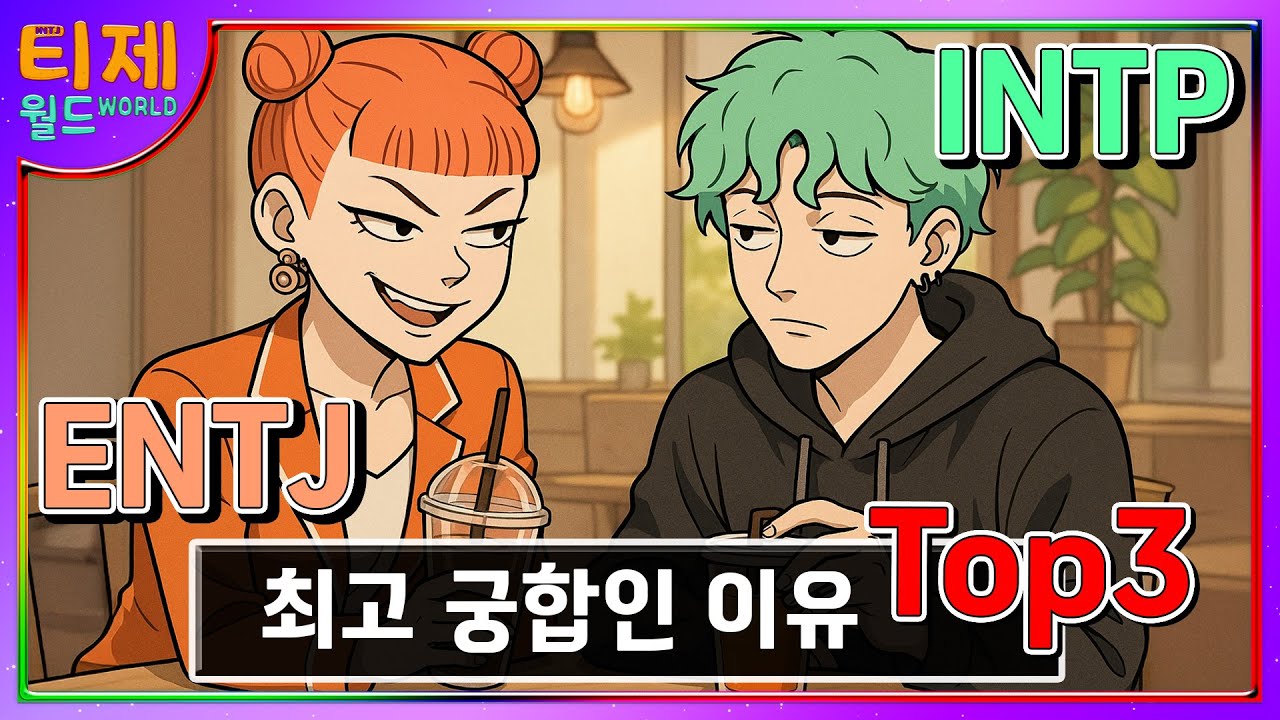 [MBTI 퀵&이지] INTP ENTJ 최고궁합인 이유 TOP3│MBTI 특징│INTP ENTJ 특징 (sub)