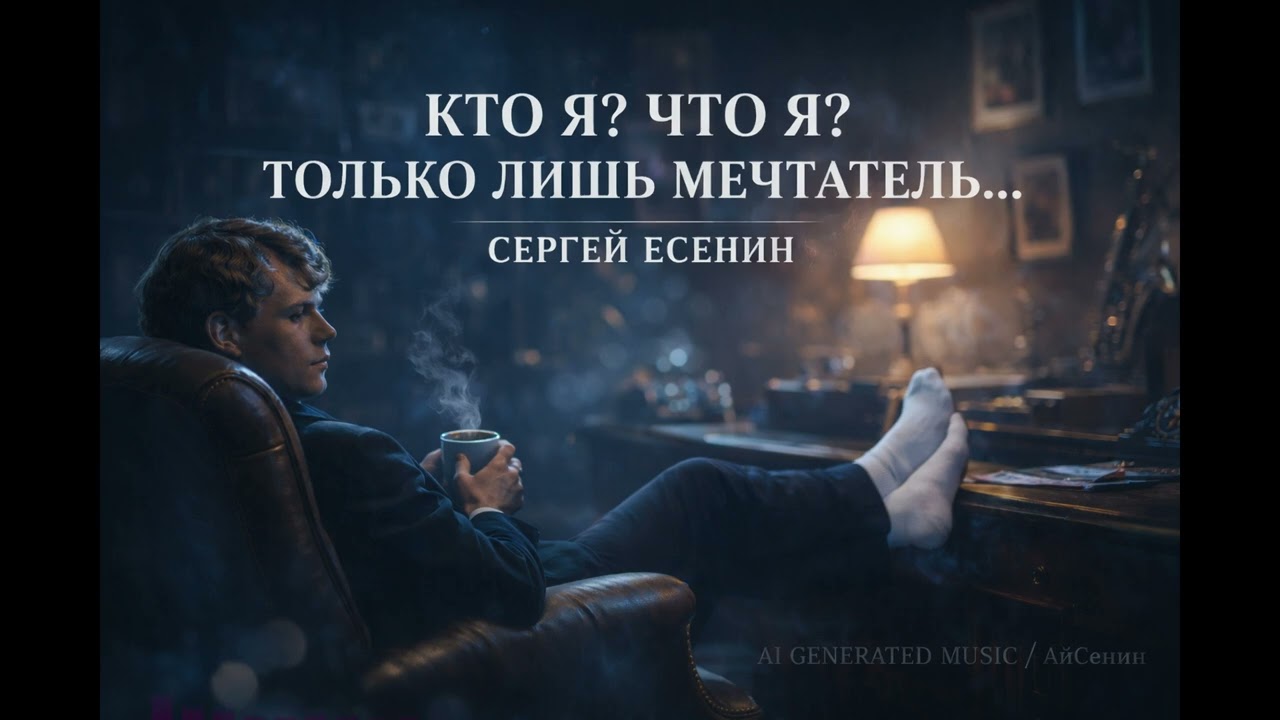 Сергей Есенин — Кто я? Что я? Только лишь мечтатель...