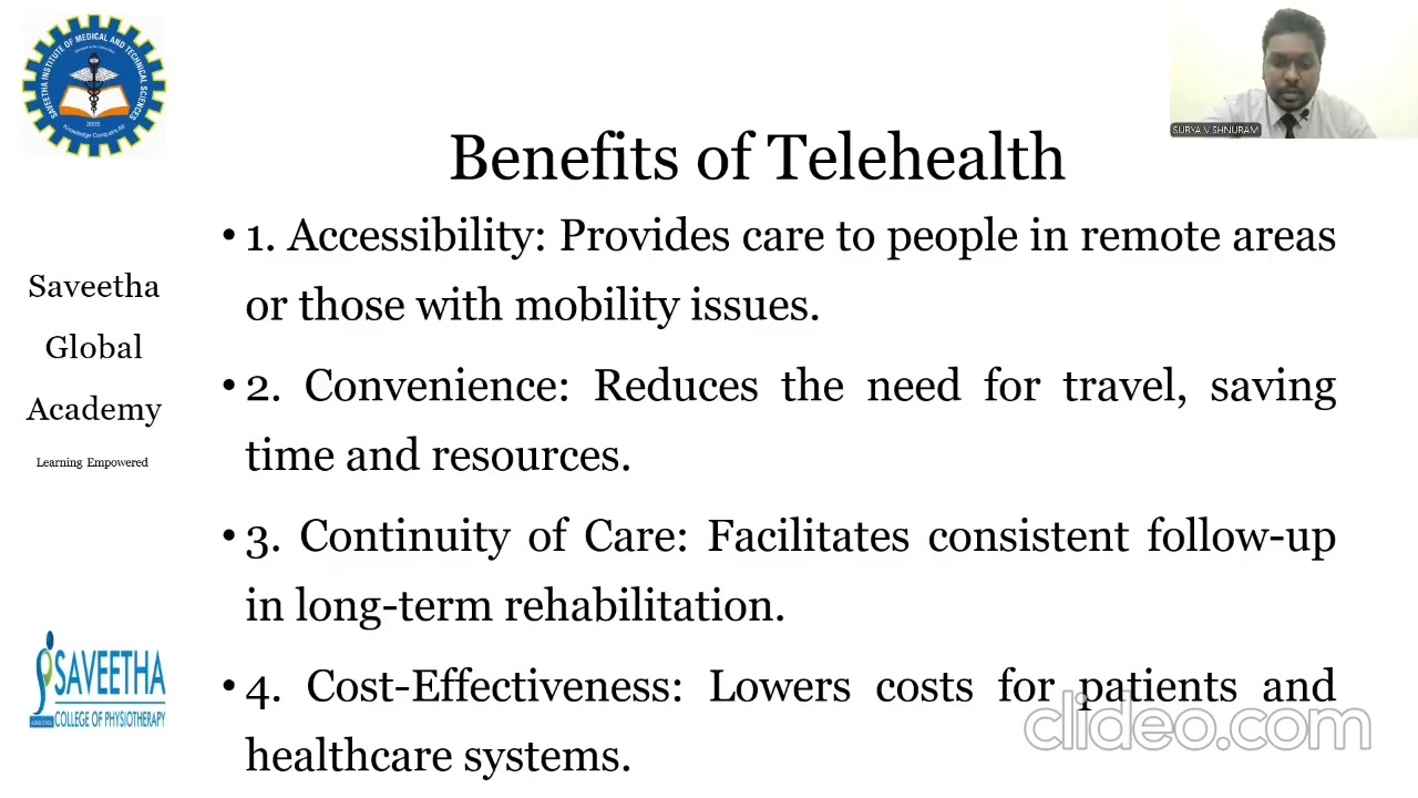 Telehealth and Remote Physiotherapy Part 1