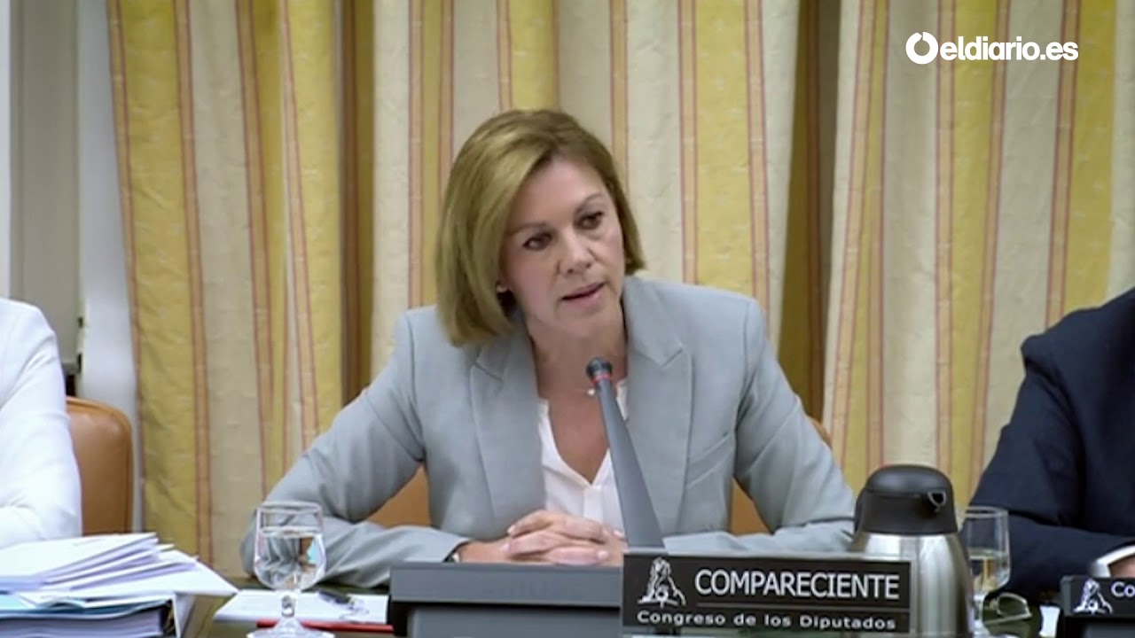 Cospedal amenaza con una querella al portavoz del PSOE en la comisión sobre la financiación del PP