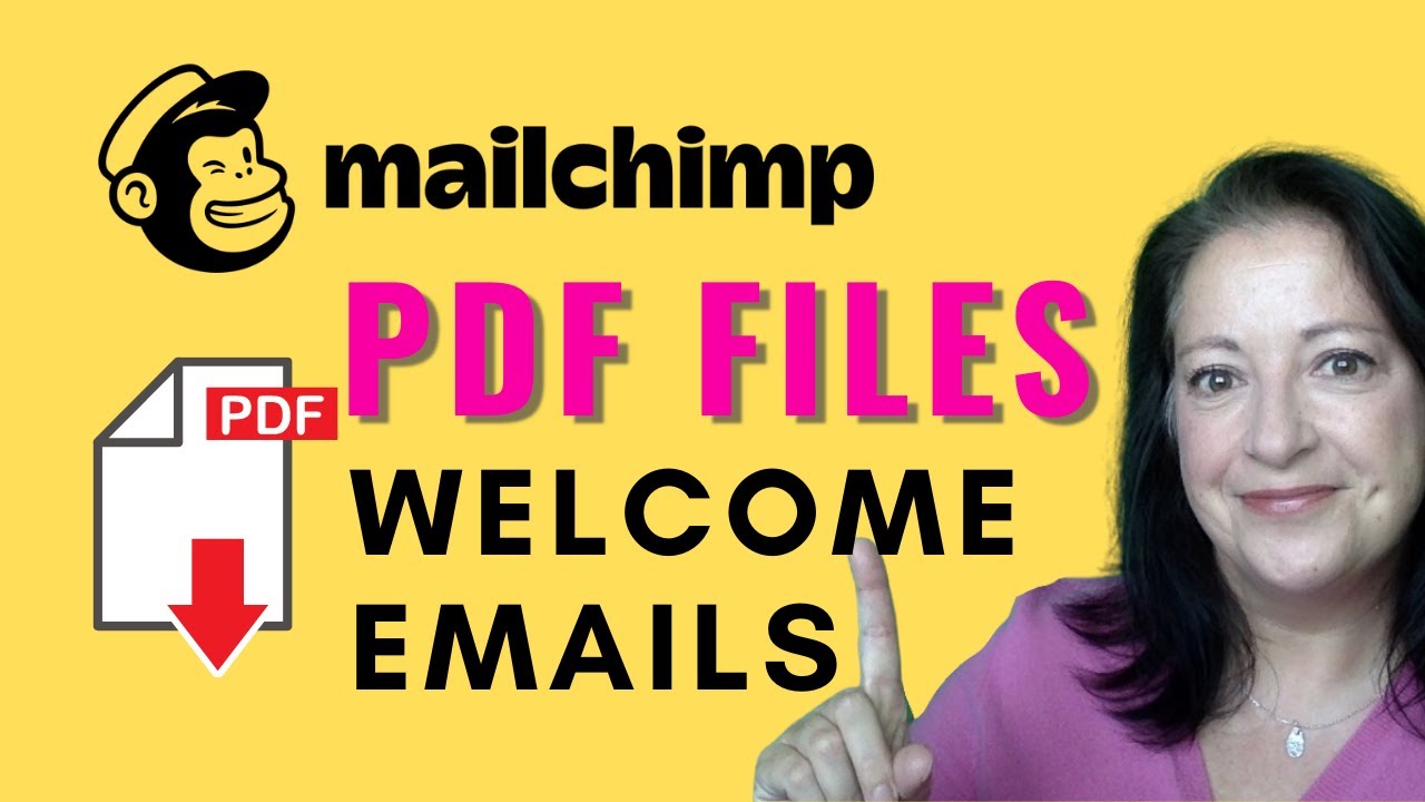 Mailchimp PDF Attachments - How to Add an Attachment to your Welcome Email 💌